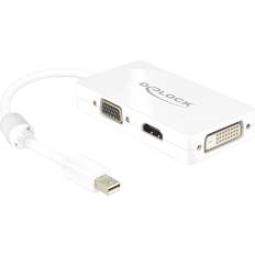 DeLock Mini DisplayPort - VGA/HDMI/DVI Adapter M-F 0.2m