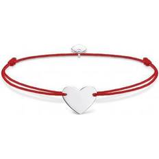 Thomas Sabo Röda Armband Thomas Sabo Little Secret Heart Bracelet - Silver/Red