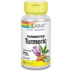 Turmeric Solaray Turmeric Fermenteret 100pcs 100 stk