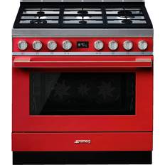 Smeg Cocinas Smeg CPF9GPR Rojo