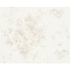 A.S. Creation Papier peint Romantica 3Romantico SP03574 Les blancs Les gris