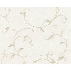 A.S. Creation Papier peint Romantica 3 in Beige Creme Metallic 304182