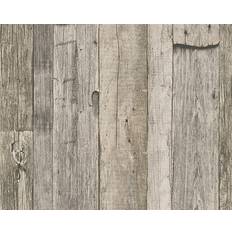 A.S. Creation Papier peint Best of Wood`n Stone 2nd Edition in Beige Creme Schwarz 959312