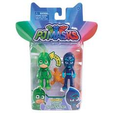 Pyjamasheltene Figurer Flair PJ Masks Light Up Gekko & Night Ninja