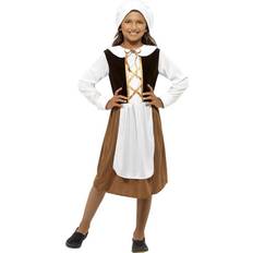 Smiffys Tudor Tjej Maskeraddräkt