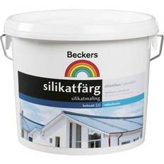 Beckers Udendørs maling Beckers - Silikatmaling Hvid 9L