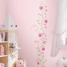 Blommor Måttstockar Barnrum RoomMates Fairy Princess Mesh Stitch Wall Decals