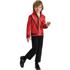 Celebrity Fancy Dresses Rubies Red Thriller Kids Michael Jackson Jacket