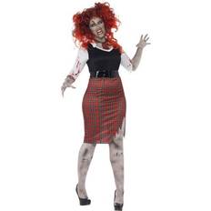 Smiffys Disfraz Colegiala Zombie Para Mujer Talla Grande Original Talla