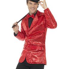 Smiffys Sequin Jacket Men's Red