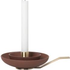 Grey Candlesticks ferm LIVING Around Candlestick 5.4cm