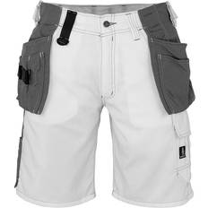 Dame - Hvid Arbejdsbukser Mascot 09349-154 Zafra Shorts with Holster Pockets - White