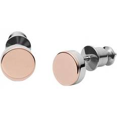 Skagen Örhängen Skagen Elin Two Tone Earrings - Silver/Rose Gold