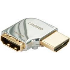 41507 Cromo HDMI-HDMI M-F Angled Adapter