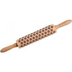 Fondant Rolling Pins Eddingtons Snowflake Etched Fondant Fondant Rolling Pin 38 cm