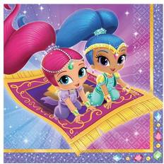 Amscan Shimmer & Shine Luncheon Napkins Table Setting