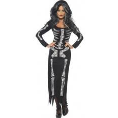 Squelettes Tenues de soirée Smiffys Skeleton Costume Black