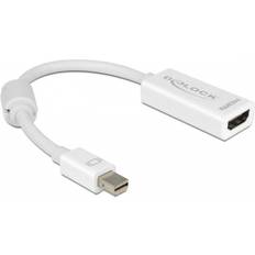 Displayport hdmi female DeLock Mini DisplayPort - HDMI High Speed Adapter M-F 0.1m