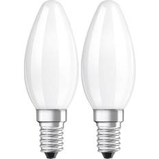 Osram LED kaarslamp E14 4W 827 mat 2 per set