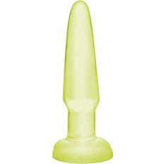 Pipedream Basix Rubber Works Beginner's Butt Plug Glow In The Dark