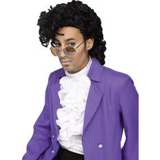 Fun World Purple Pain Rock Star Costume Wig Adult Men