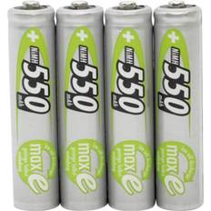 NiMH Micro AAA 550mAh MaxE 4-pack