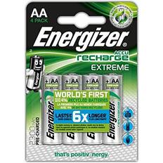 Energizer recharge extreme aa Energizer AA Accu Recharge Extreme 4-pack