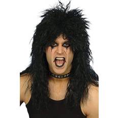 Smiffys Hard Rocker Wig Black