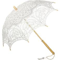 Von Lilienfeld Vivienne Lace Umbrella White (8204)