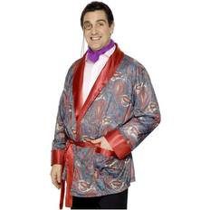 Smiffys Smoking Jacket Paisley Design