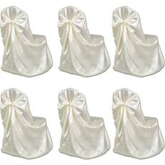 Beige Sædebetræk vidaXL Wedding 6pcs Sædebetræk Beige