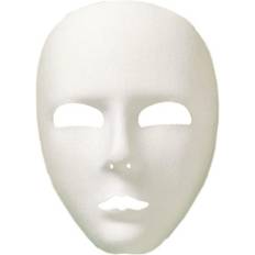 Full face mask Smiffys Viso Full Face Eyemask White