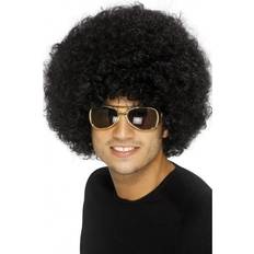 Maskerad Peruker Smiffys 70's Funky Afro Wig Black