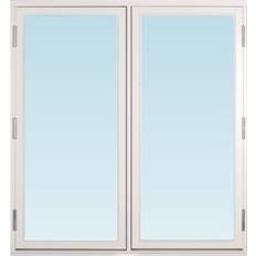SP Fönster Lingbo PVC-U, Trä Sidohängt fönster 2-glasfönster 128x148cm