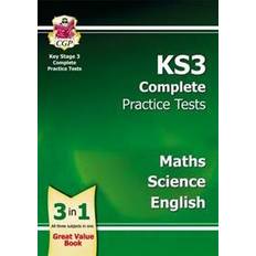 Cgp ks3 KS3 Complete Practice Tests - Maths, Science & English (CGP KS3 Practice Papers) (Heftet, 2009)