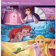 Libros Disney Princess Read-Along Storybook and CD Boxed Set: Beauty and the Beast Cinderella Tangled the Little Mermaid (Audiolibro, CD, 2017)