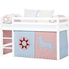 Animals Gardiner Børneværelse HoppeKids Indian Girl Curtain for Halfhigh Bed 70x160cm