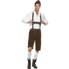 Oktoberfest Fancy Dresses Fancy Dress Smiffys Bavarian Man Costume Brown