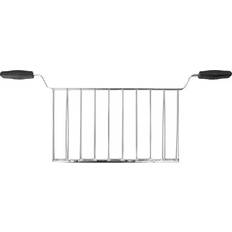 4 pcs - Noir Grille-pains Smeg TSSR 02 2 Pinces Pour Grille Pain TSF02 Réf. TSSR02