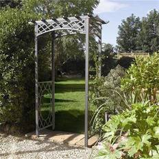 Grey Trellises Rowlinson Wrenbury Arch 140x223cm