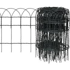 PVC Fence Netting vidaXL Garden Lawn Edging Border Fence 15.7"x82ft