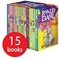 Books Roald Dahl: 15 books collection pack: The Witches, Matilda, The BFG, Going Solo, the Giraffe the Pelly and Me, The Magic Finger, James and the Giant Mr Fox, Esio Trot, Charlie Chocolate Factory