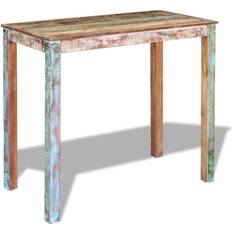 Teak Bar Tables vidaXL Solid Recycled Wood Bar Table 23.6x45.3"