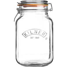 Square Kitchen Containers Kilner Clip Top Kitchen Container 1.5L