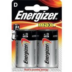 Batteries et Chargeurs Energizer Piles D 1.5V Alcaline, 20Ah