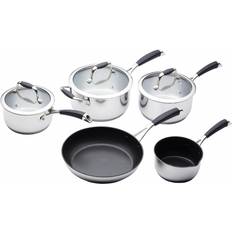 Cookware KitchenCraft Master Class Cookware Set with lid 5 Parts