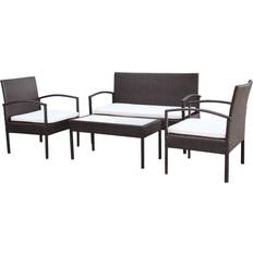 vidaXL 42672 Loungeset, Bord inkl. 2 Stolar