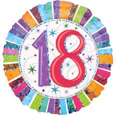 Amscan Foil Ballon Standard Radiant Birthday 18