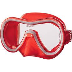 Wit Duiken en Snorkelen Seac Sub duikbril Giglio MD, silicone, blauw