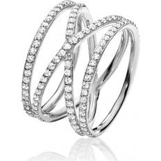 Promise ring Izabel Camille Promise White Silver Ring w. White Cubic Zirconia (A4085sws)